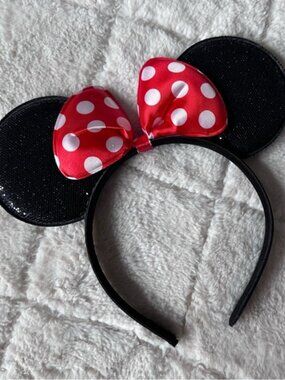 Disney | Classic Minnie Mouse Bow Ears Headband | One Size